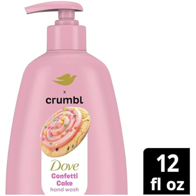 Dove X CRUMBL MOISTURIZING HAND SOAP 2-PACK 355ML PUMP LIMITED EDITION (CONFETTI CAKE) - Image 2